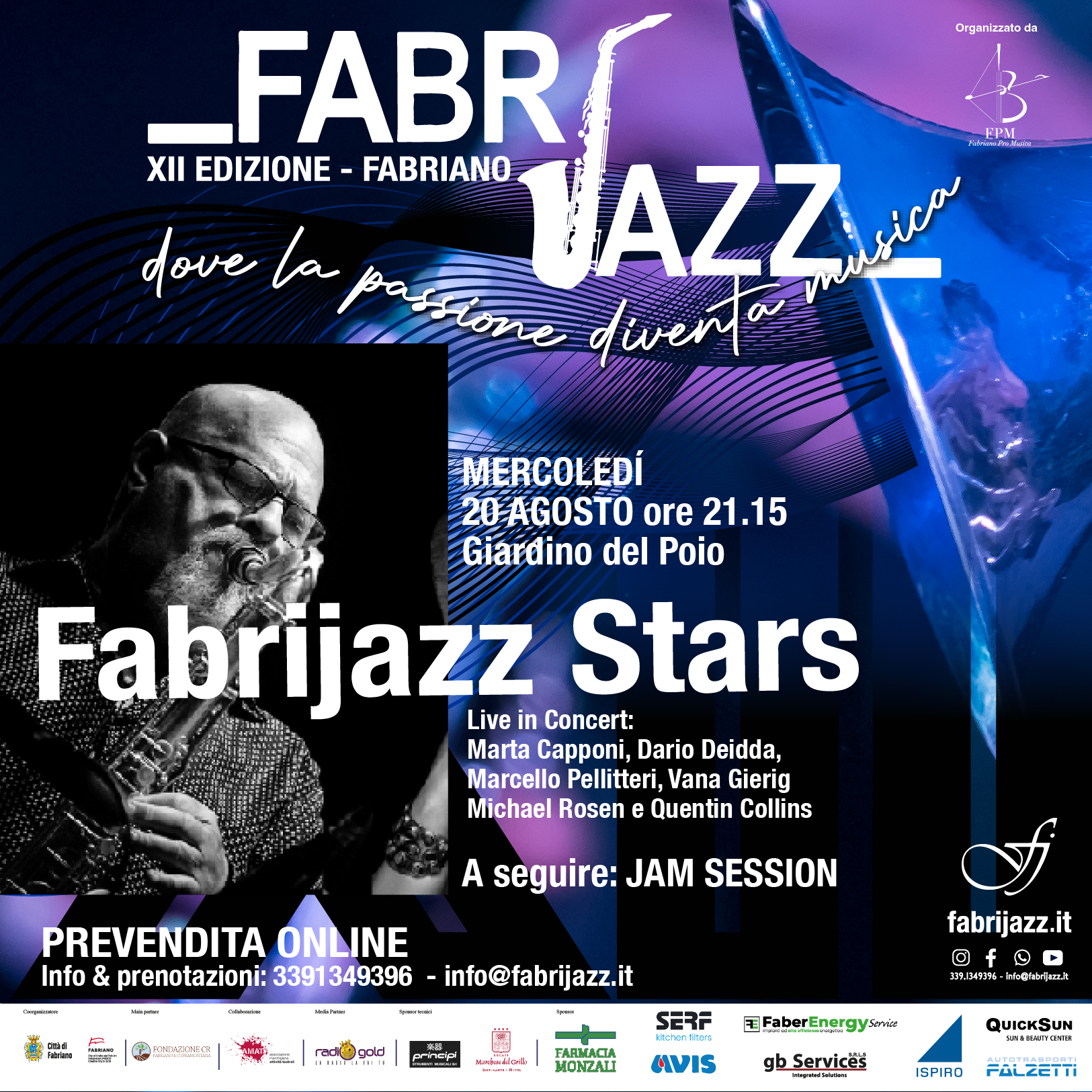 <span style='color:#fff; background-color:#000;font-size:17px;padding: 2px 3px 2px 3px;'>20.08.2025</span><br> Fabrijazz Stars